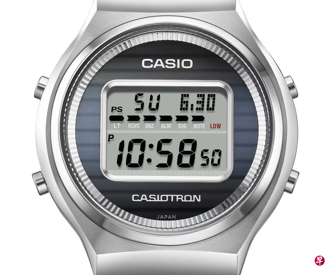 卡西欧数码表问世50周年纪念时计在复古中创新| 联合早报