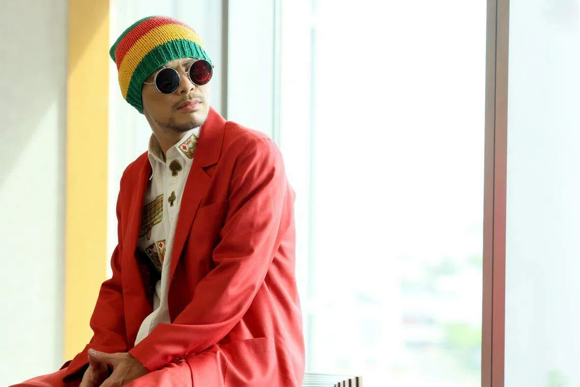 黄明志主演的贺岁片《扑克王者》已经上映。（龙国雄摄）