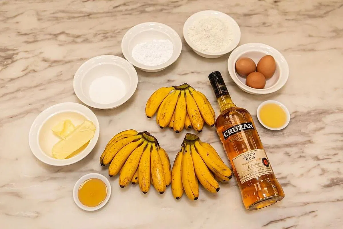 焦糖香蕉磅蛋糕讲究选适合的香蕉。（蓝天游摄）