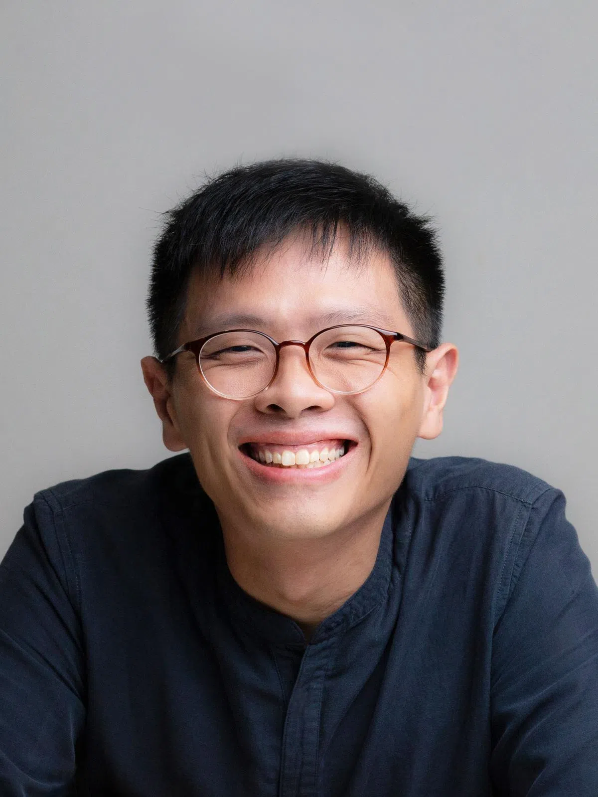 抗疫肥皂贴纸的设计师詹永胜。