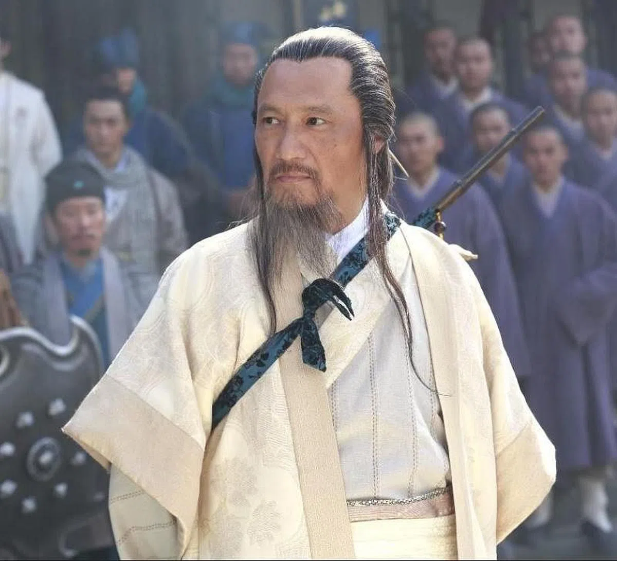 余家伦演《新天龙八部》神医薛慕华。（受访者提供）