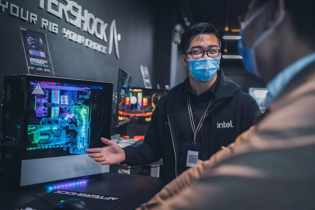 居家办公潮令本地的客制化电脑需求大增。（Aftershock PC提供照片）