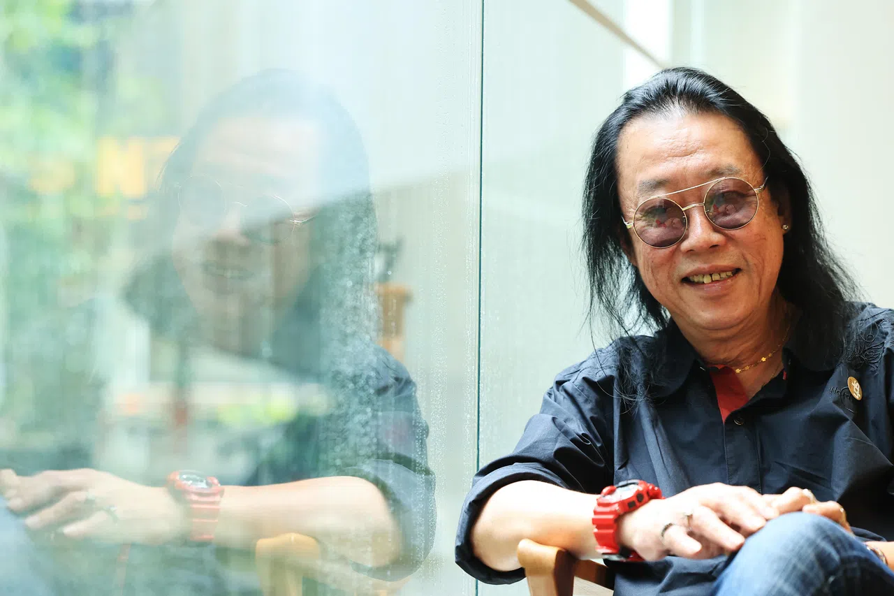 本地音乐人黄彼得曾和李玟合作。（陈来福摄）