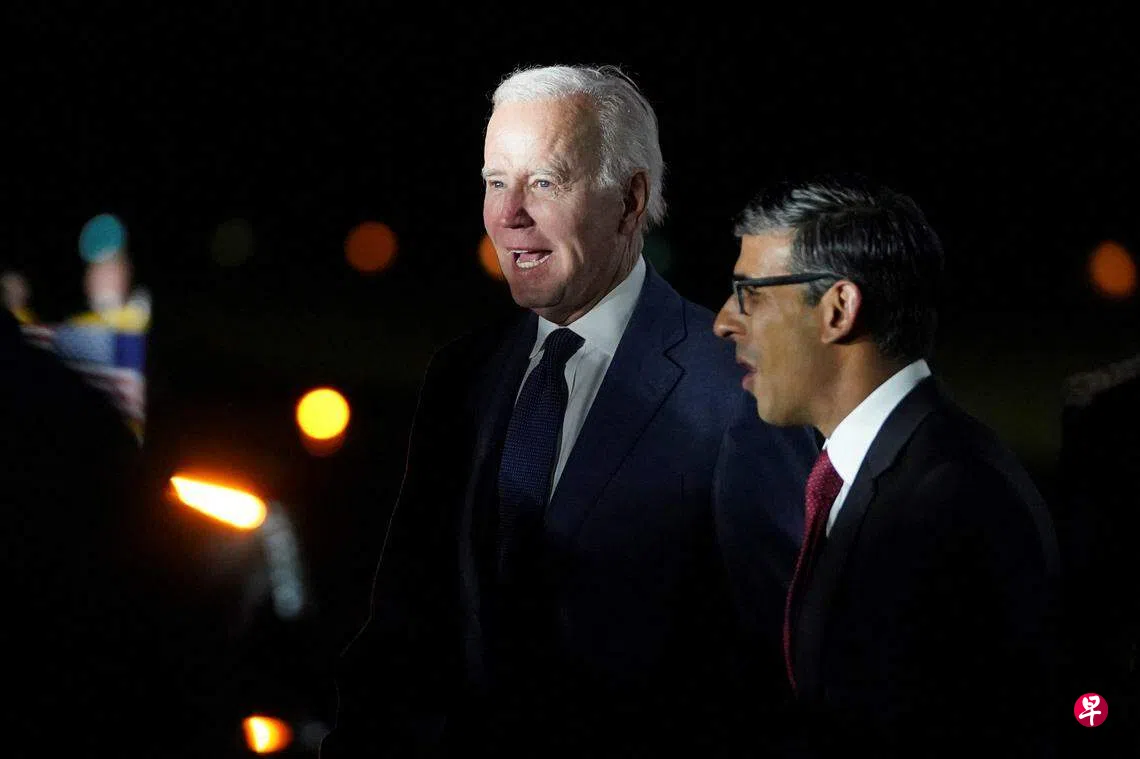 拜登抵北爱访问出席和平协议25周年活动| 联合早报