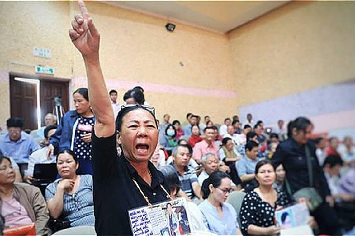 黎清海负责的守添新城区项目乱象频出，出现了多次民众抗议事件。（Nhà Đầu Tư）