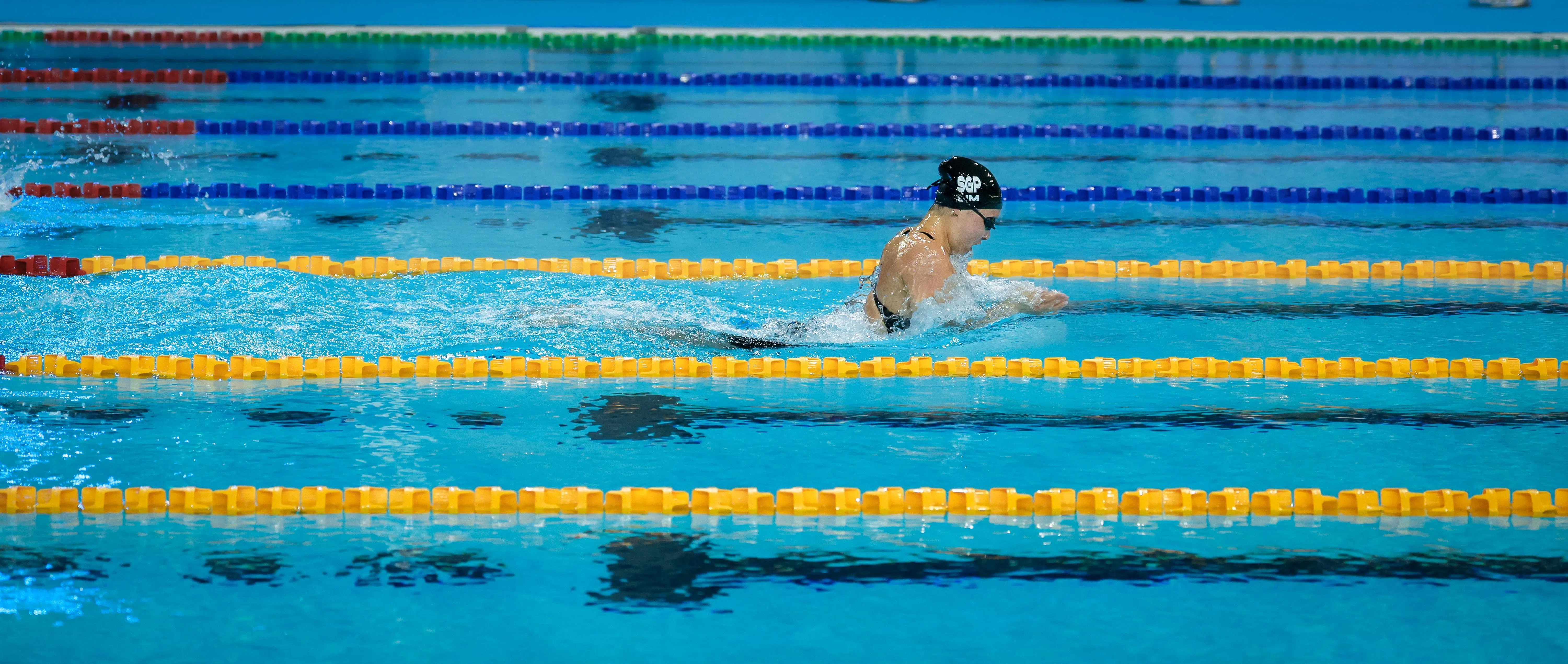 沈恩夷以打破大会纪录的成绩收下个人本届赛事第三枚金牌。（海峡时报）