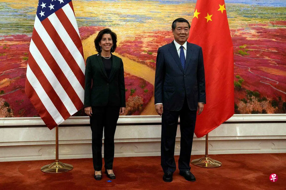 雷蒙多：美将国安问题放首位但不寻求与中国脱钩| 联合早报