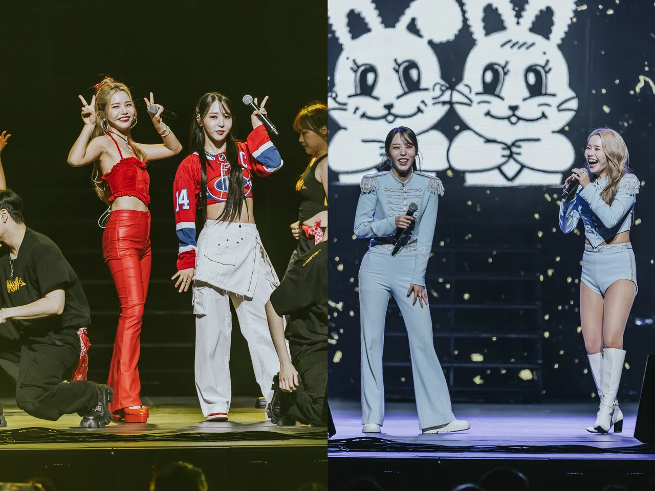 和粉丝对话时，两人英韩交杂，不时冒出一两句“新式英语”。（CK Star娱乐提供）