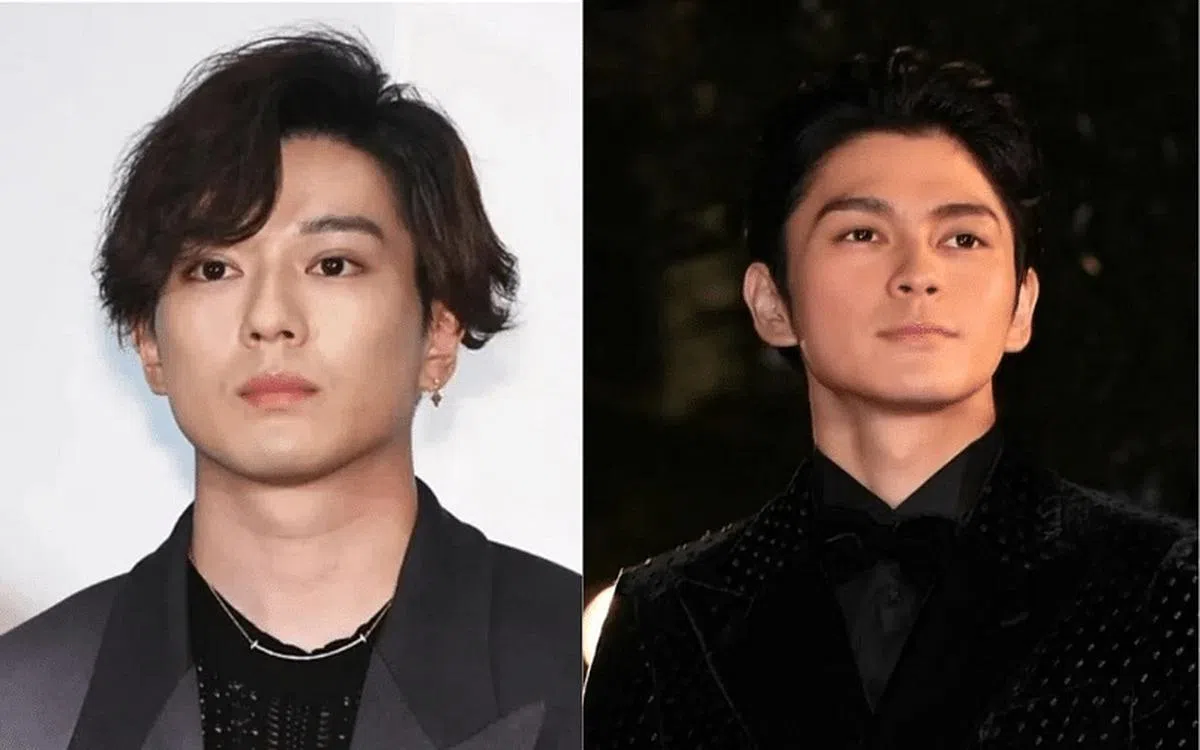 26岁新田真剑佑（左图）与23岁弟弟真荣田乡敦（右图）各自与圈外女友交往多时，兄弟俩于1月登记结婚。（互联网）