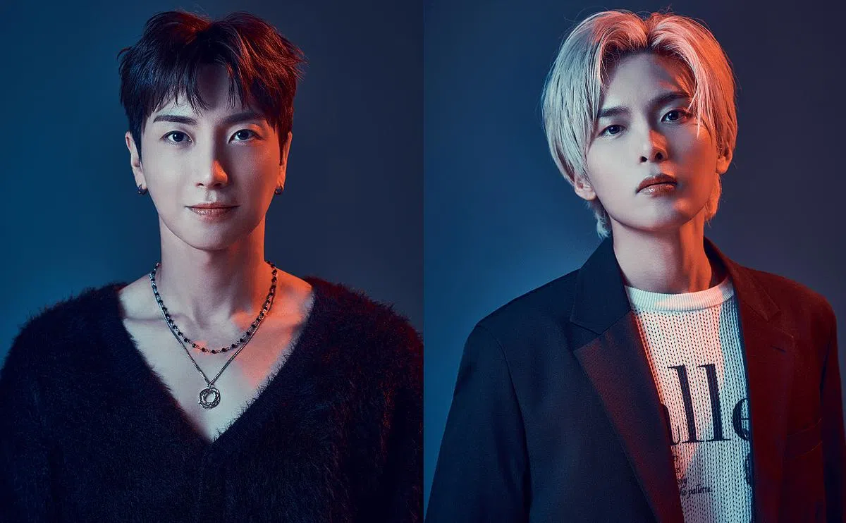 利特（左）和厉旭日前出席Disney+举行的线上亚洲记者会。（Disney+）