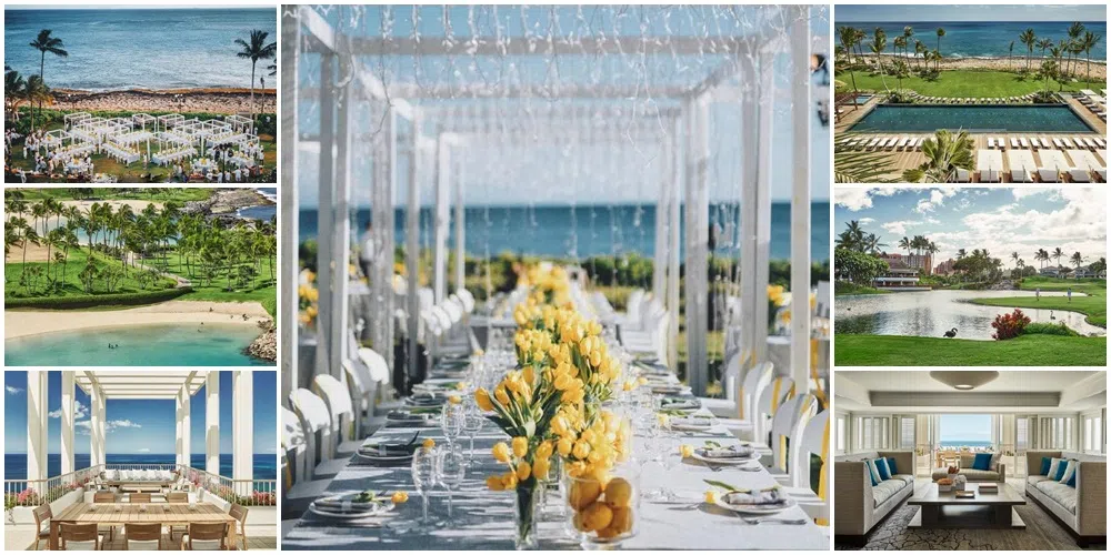 安以轩与陈荣炼在夏威夷超豪华旅馆举行婚礼，旅馆景观一流。（互联网）