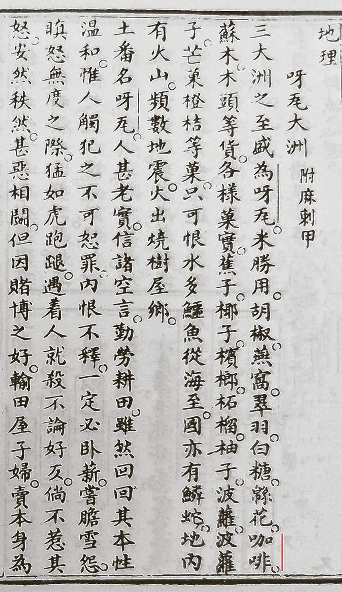 《东西洋考每月统记传》里的“咖啡”。