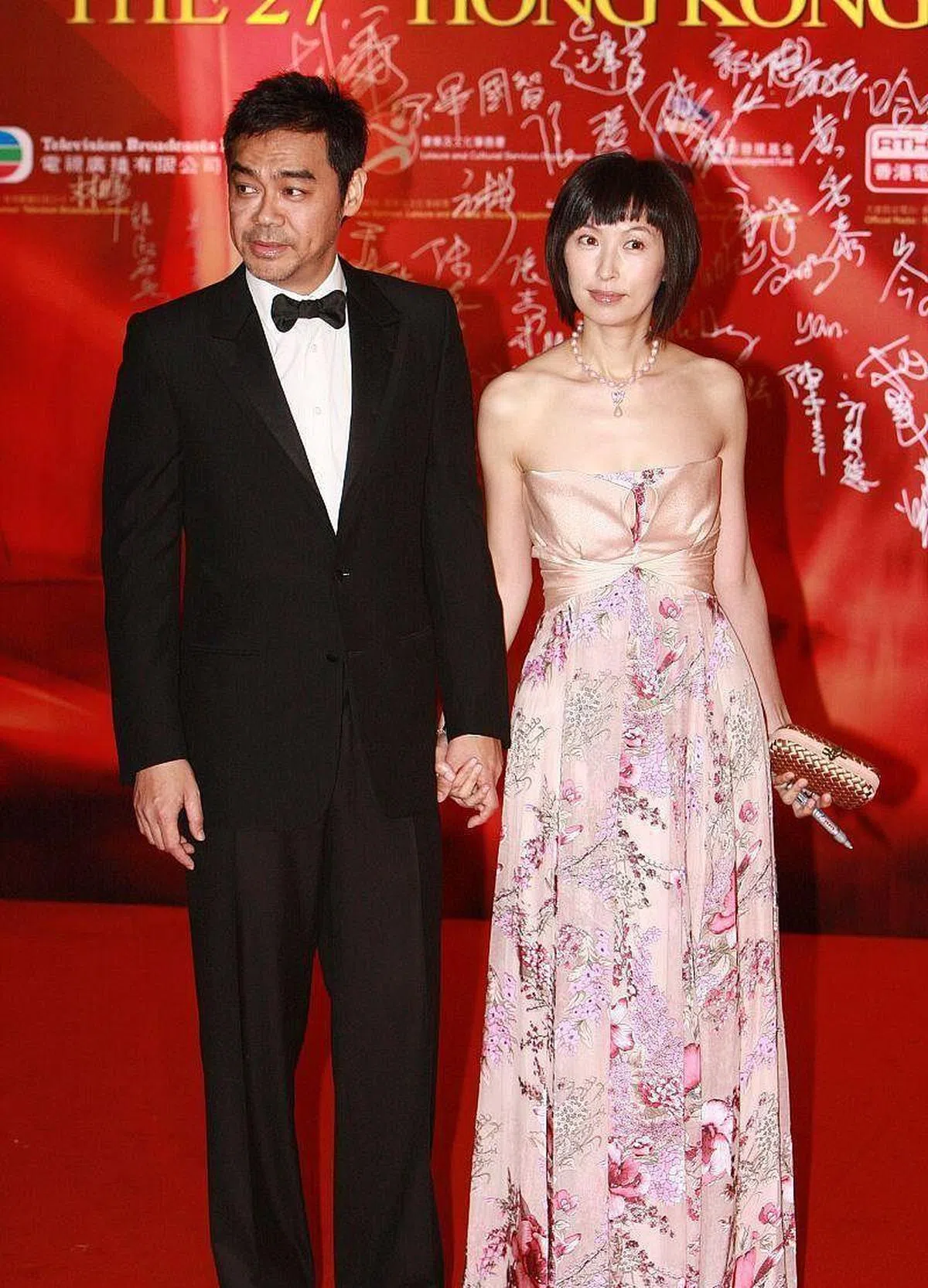 刘青云和郭蔼明是圈中模范夫妻。（互联网）
