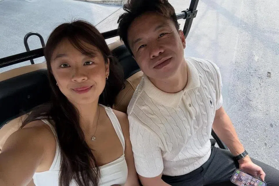 PropertyLimBrothers创办人兼首席执行官林炜杰（右）和女下属陈悦婷在视频疯传后已辞职。（互联网）