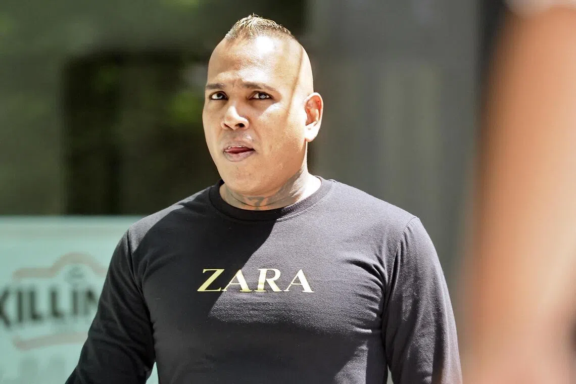 被告莫哈默迪诺。（海峡时报）