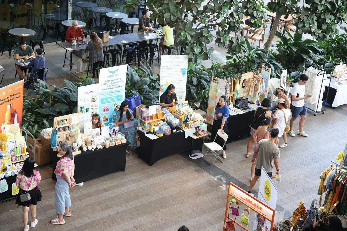 第七届生活意识节市集聚集50个重视永续的品牌和商家。（生活意识节提供）