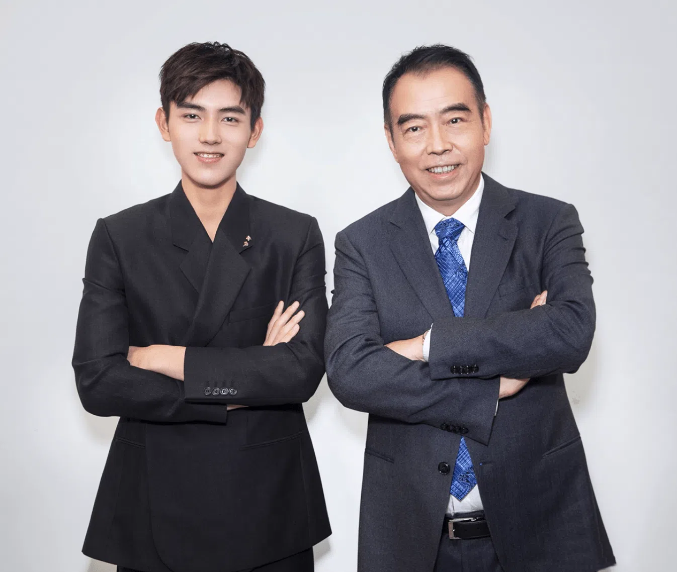 陈飞宇和父亲陈凯歌。（互联网）