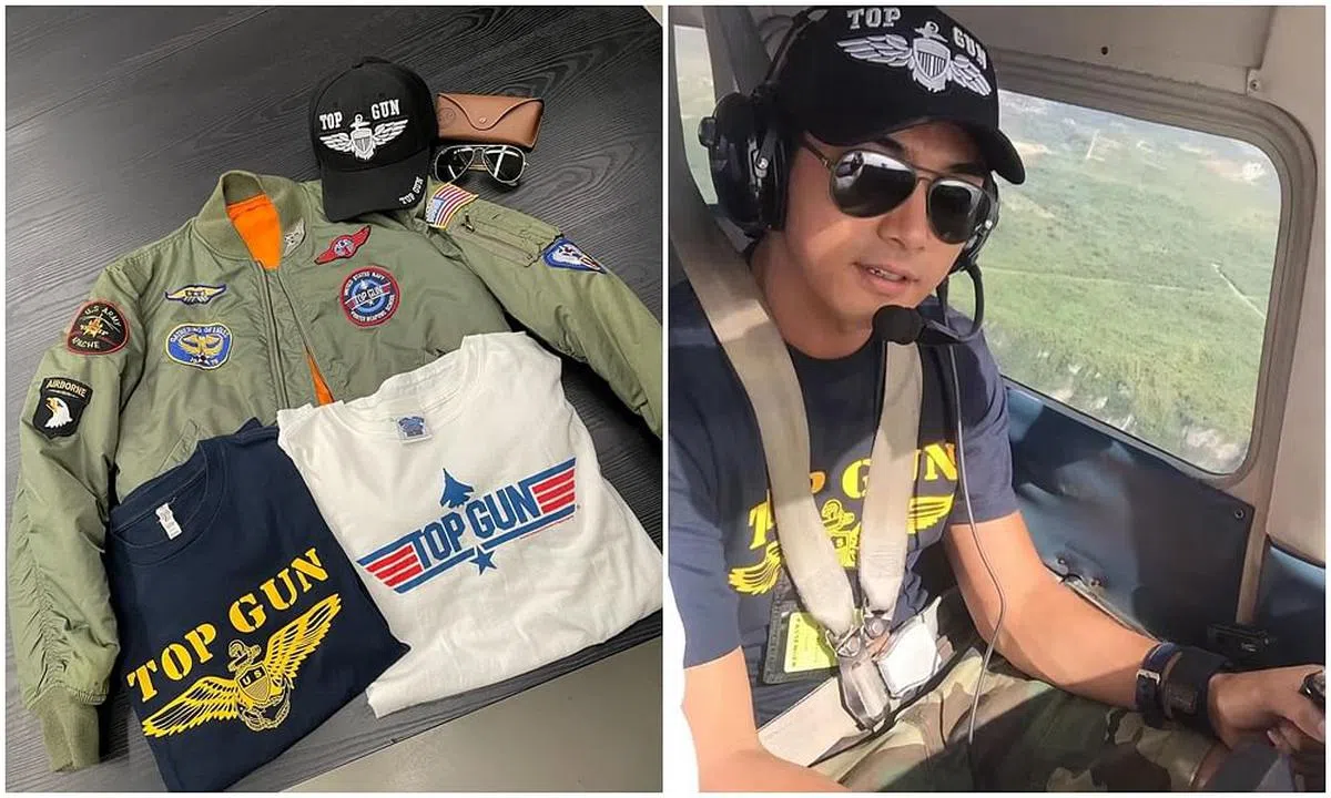 贺军翔在社媒上分享自己的收藏品和飞行经验。（图/面簿）