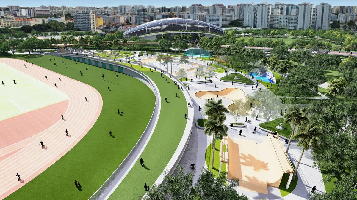 青年中心计划2028年后落成，设脚踏车场和速度攀岩墙等。（体理会提供） 