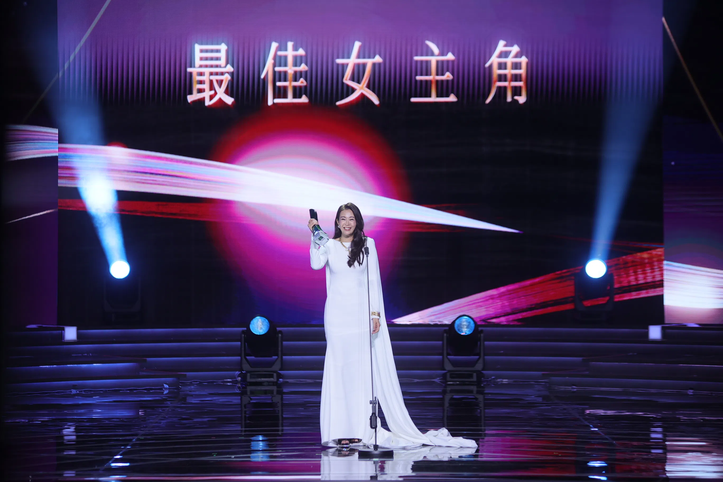 本届红星大奖是刘子绚第七度角逐最佳女主角奖，并首度获封视后。（新传媒提供）