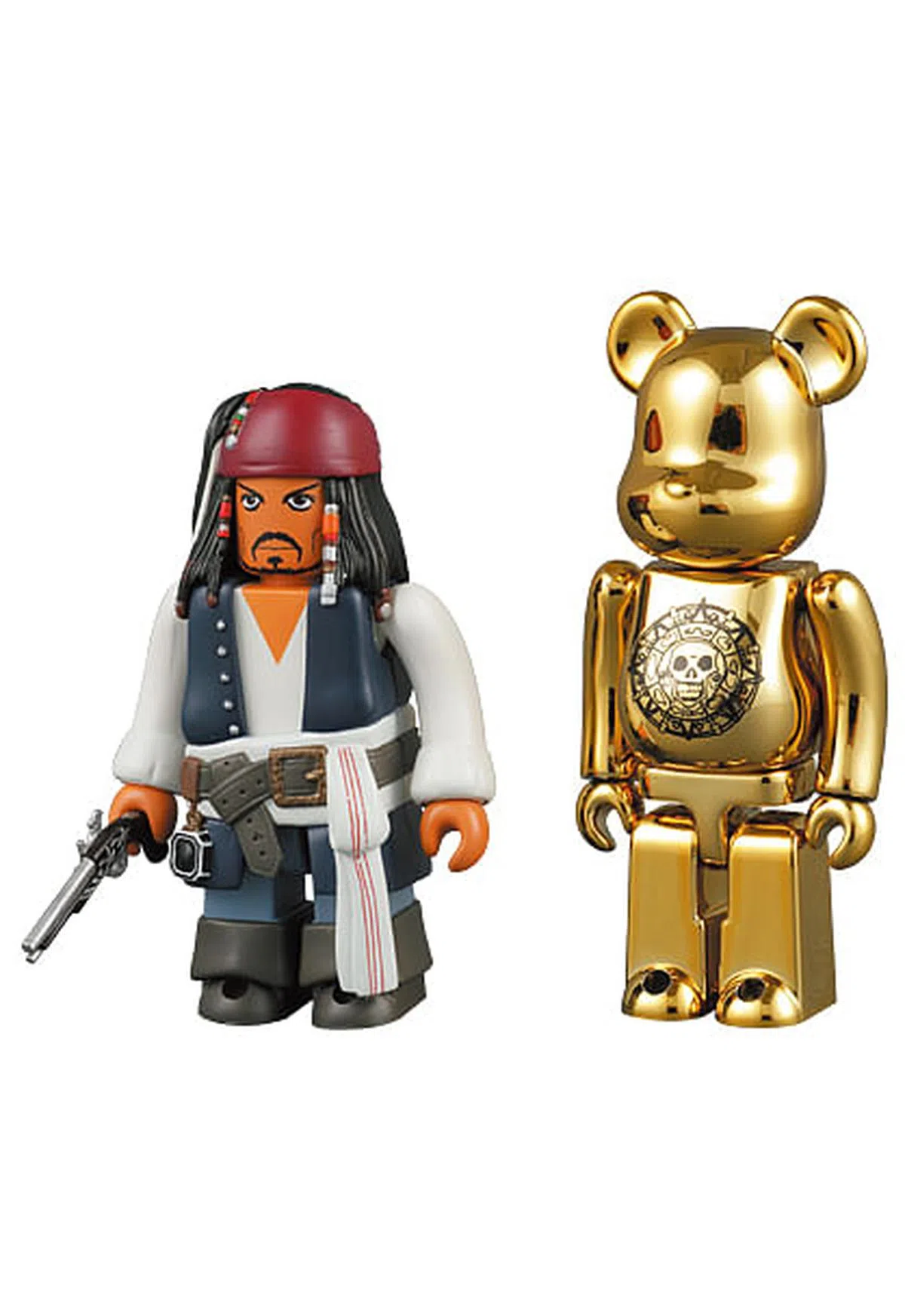 图左为长得像乐高人形的Kubrick，右为Bearbrick（取自Medicom网站）。