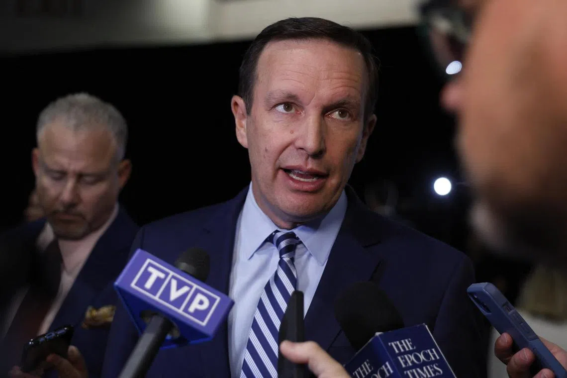 康涅狄格州媒体称，康涅狄格州民主党参议员墨菲也是炸弹恐吓目标。（路透社）