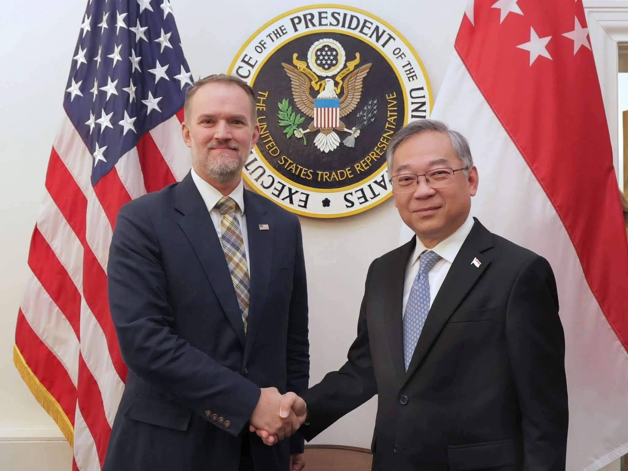 颜金勇透露，他再次会见美国贸易代表格里尔（Jamieson Greer）。（数码发展及新闻部）