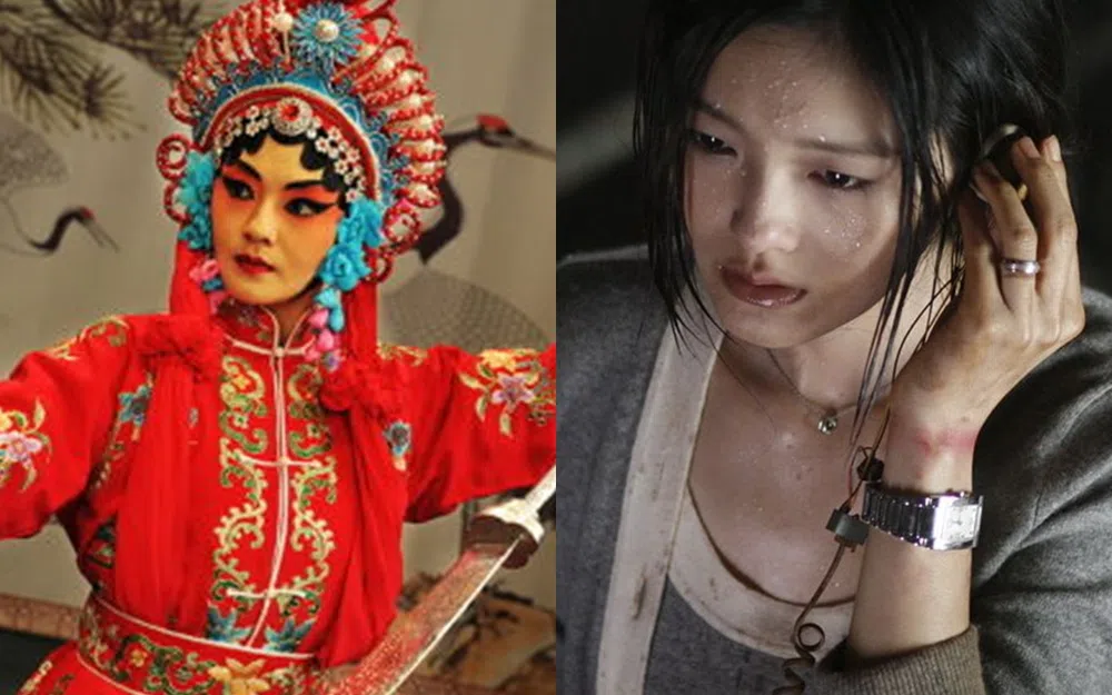 大S演过《大武生》（左图）和《保持通话》（右图）等电影。（互联网）