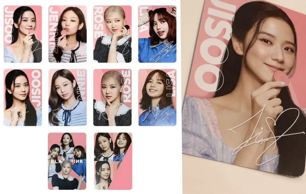 每盒奥利奥Oreo饼干中都会随机发放一张BLACKPINK照片卡，共有10种款式，记者抽到的是Jisoo。