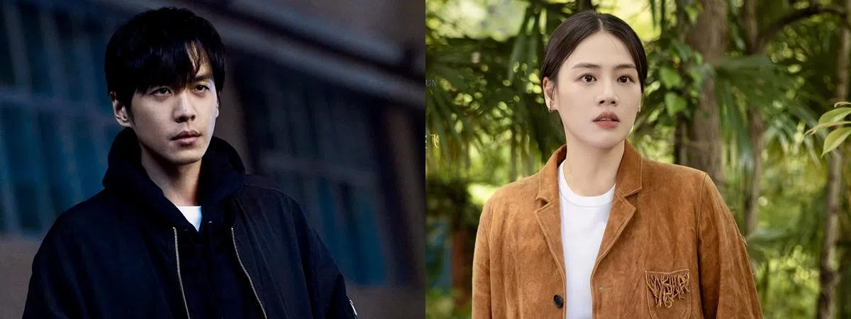 张若昀（左）饰演的高风是孤儿，多年来一直执着于寻找亲生父母。而马思纯（右）饰演的吴飞飞是鹏来集团千金，外表光鲜，实际背负着家族企业的重重危机。（取自剧集微博）