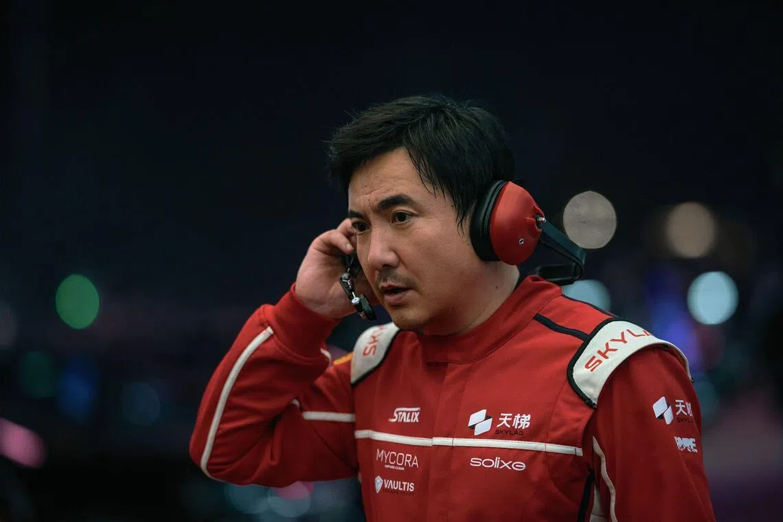 沈腾在《飞驰人生3》饰演为梦想奔驰的赛车手。（嘉华院线提供）