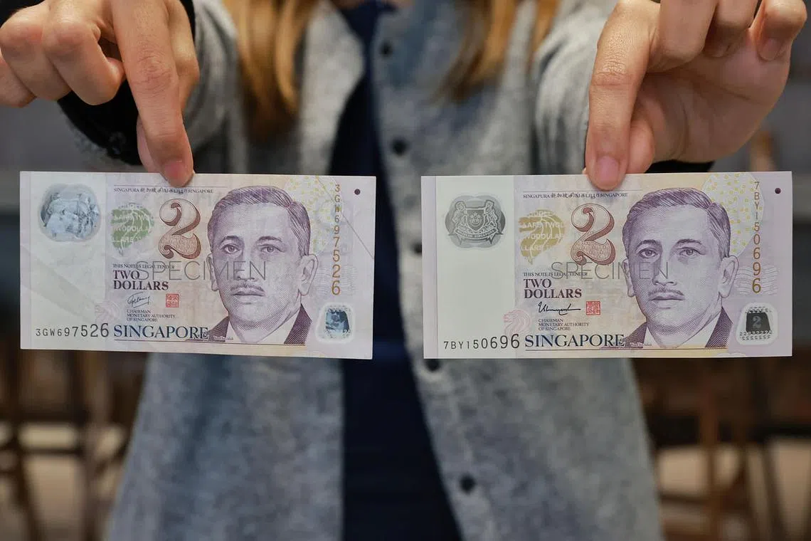 金管局不再发如新钞以干净平整的旧钞取代| 联合早报