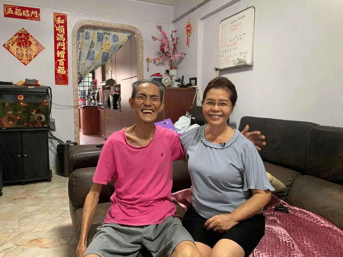 陈柄源说：“不知道几时是最后的生命，在有生之年，要跟妻子多接近。”（黎康摄）