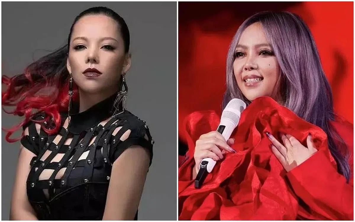 网民把Saya（左图）当成张惠妹（右图）。（互联网）