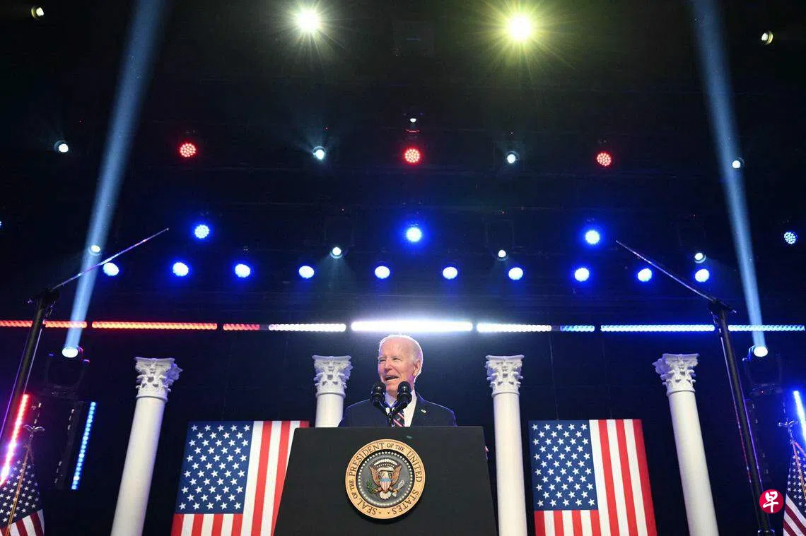 国会骚乱周年前夕拜登强调2024总统选举攸关美国民主| 联合早报