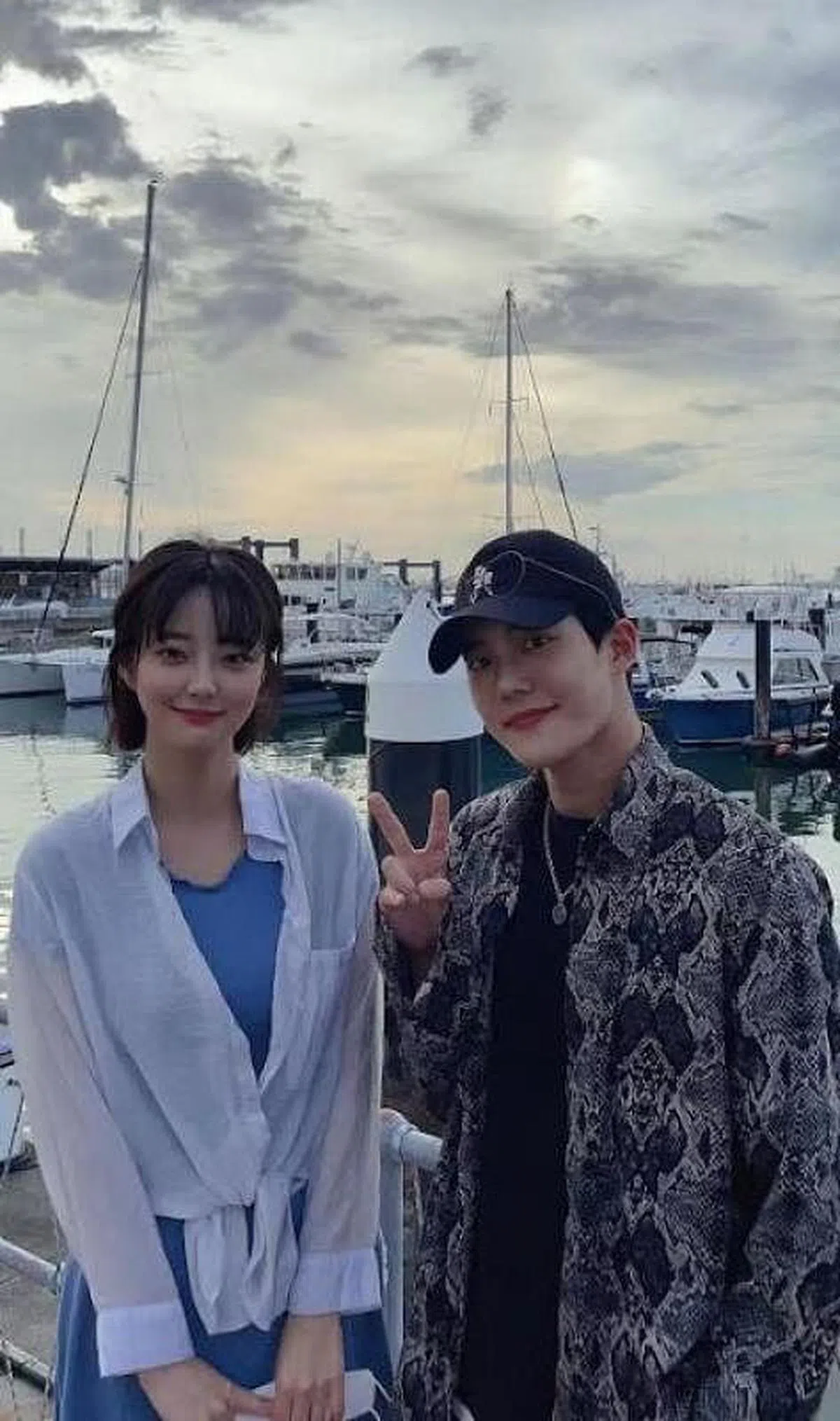 金昭昀（左）与李诚璨。（受访者提供）