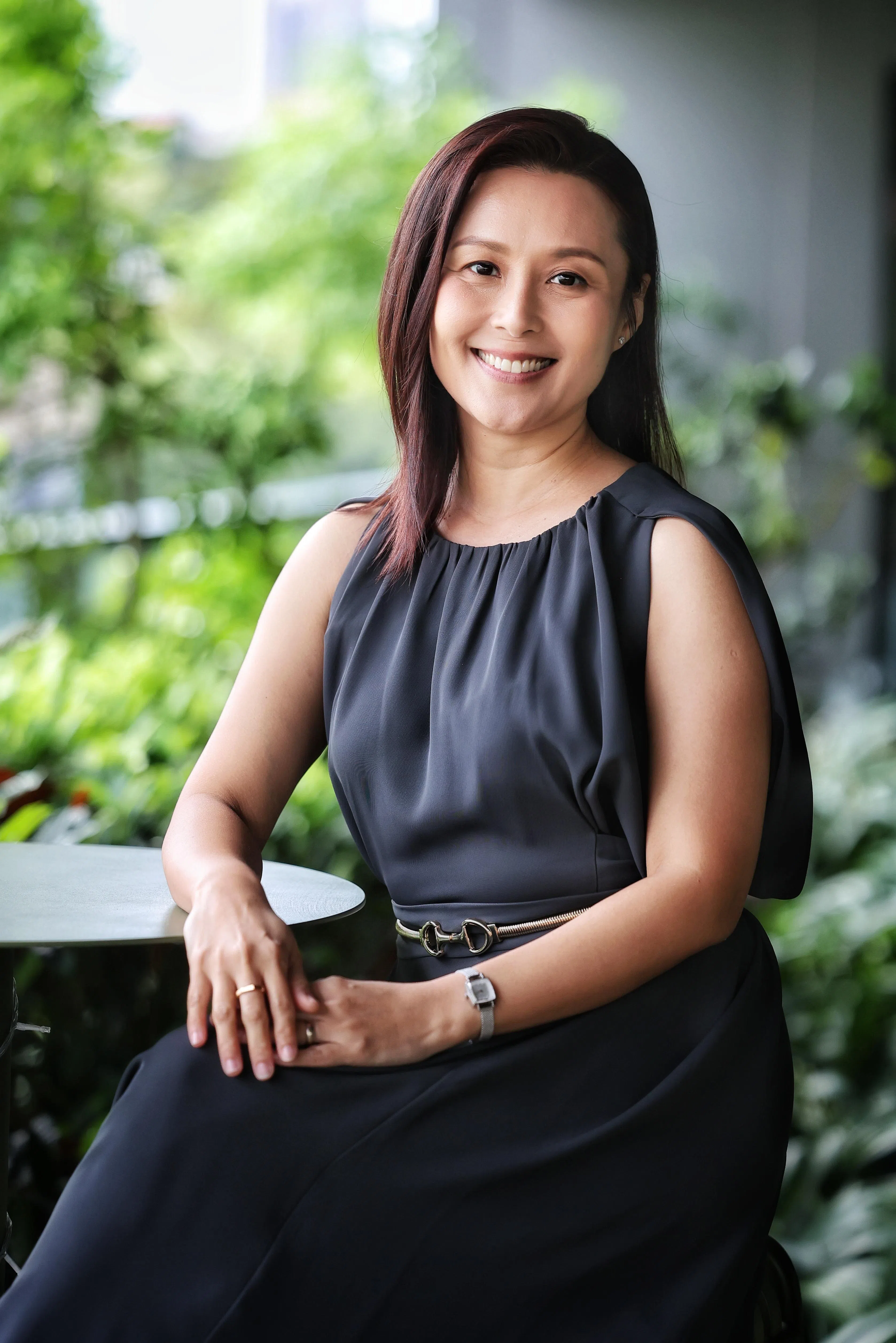 曾诗梅现实生活中婚姻美满，但剧中角色的婚姻却濒临破裂。（新明日报）