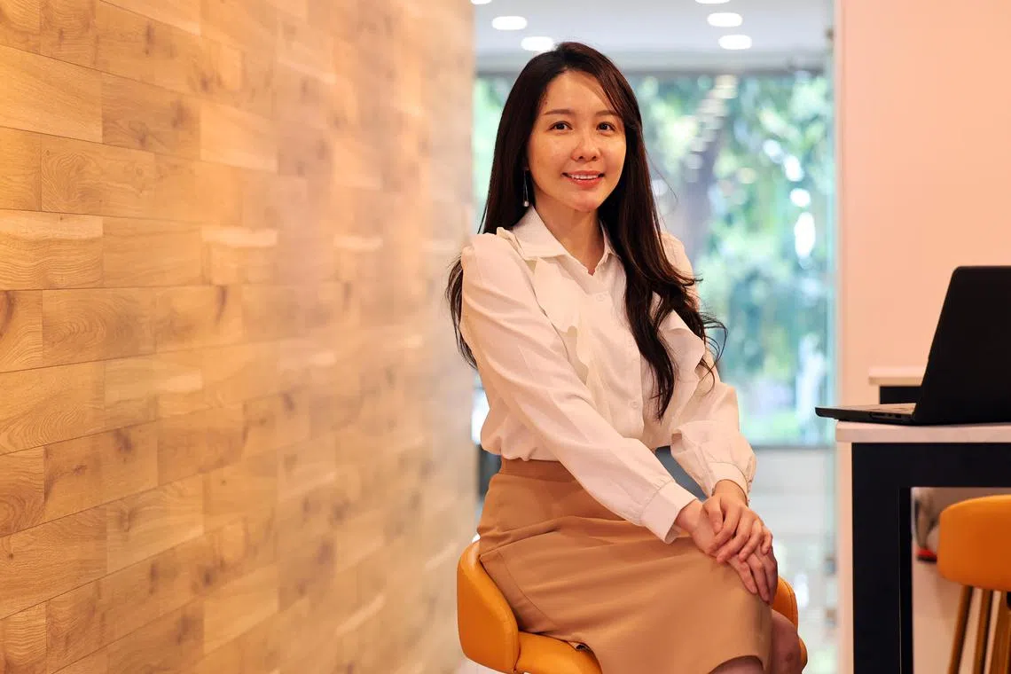 博跃公司联合创始人兼首席执行官马铱翎说：“只要足够努力，每个人都有机会改变自己的生活。我希望让自己活得更踏实，也希望每个人都能追求自己的梦想。不一定要含着金汤匙出生，命运一样可以改变。”（萧紫薇摄）