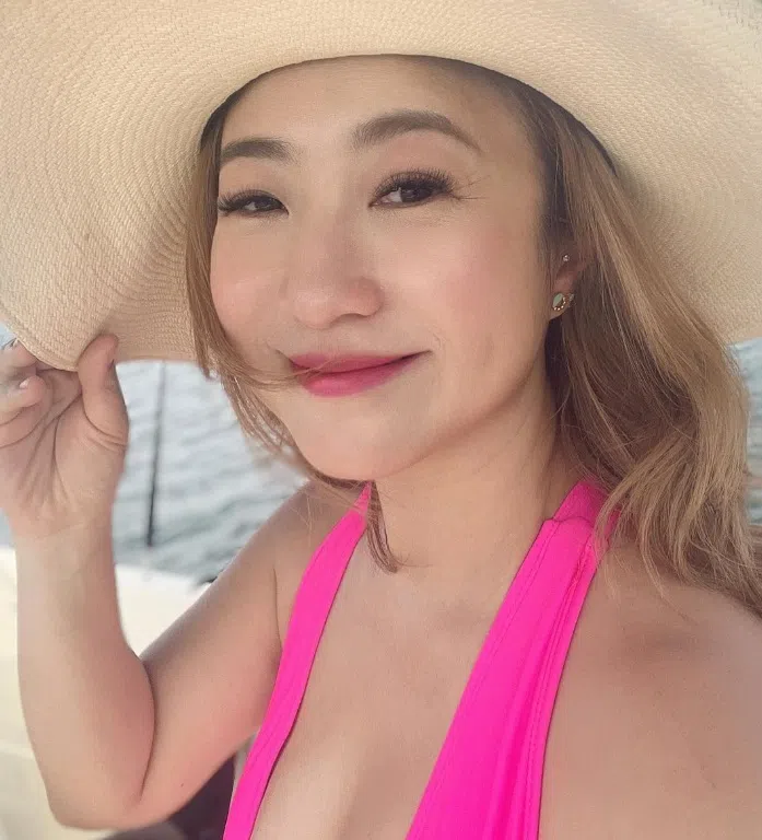 有着爱情滋润的黄湘怡，状态看起来不错。（取自黄湘怡IG）