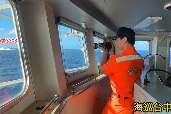 台海巡署称16艘大陆船只同步侵扰多处海域 已出动驱离