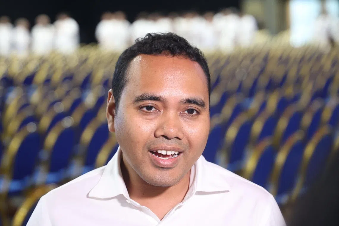 行动党马来事务署青年组织（MAB Muda）联合主席、蔡厝港集选区议员周凯年。（唐家鸿摄）