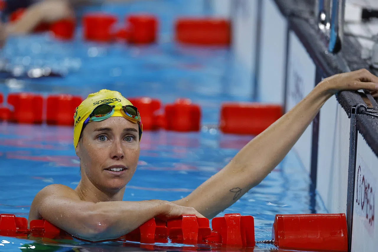 艾玛·麦基翁以再添一金一银一铜告别奥运会舞台。（路透社）