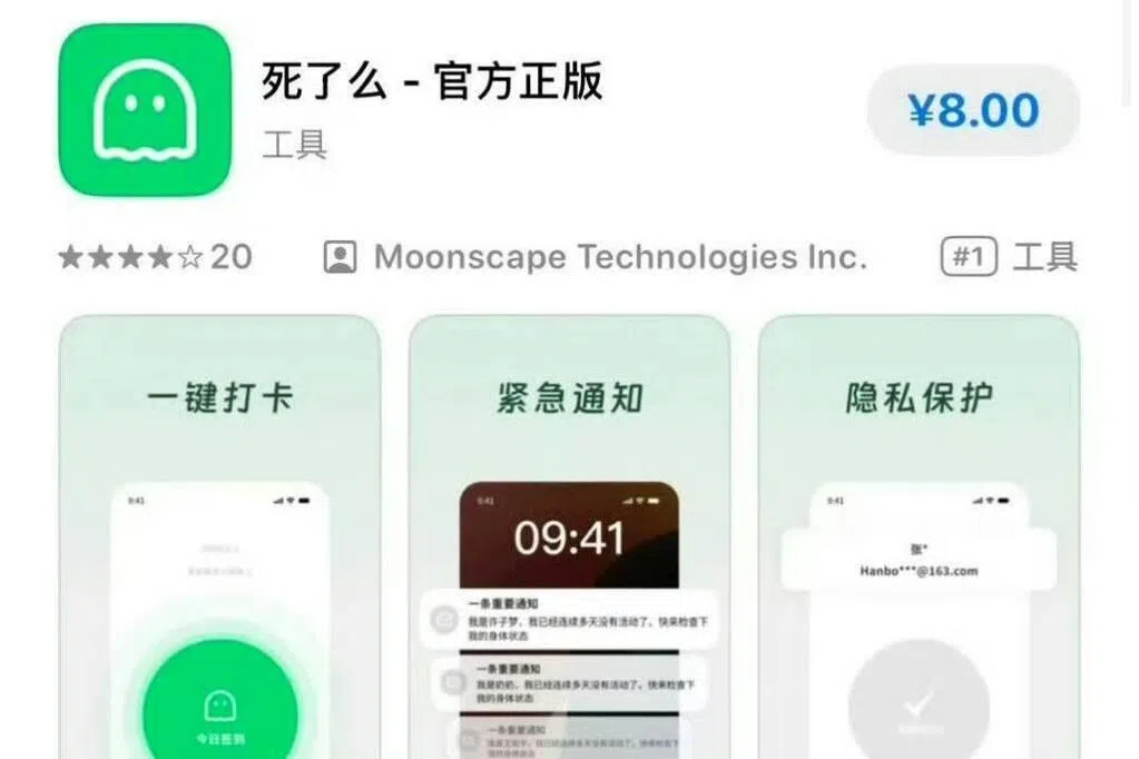 年轻人担心“孤独死” 让“死了么”走红？