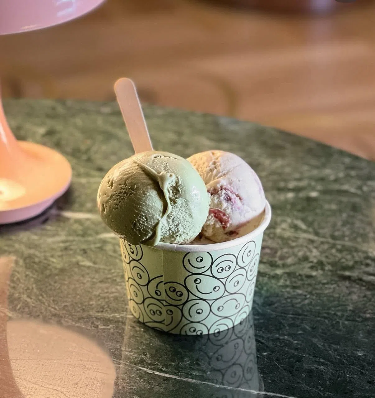 意式雪糕细腻顺滑，甜度恰到好处。（叶晓虹摄）
