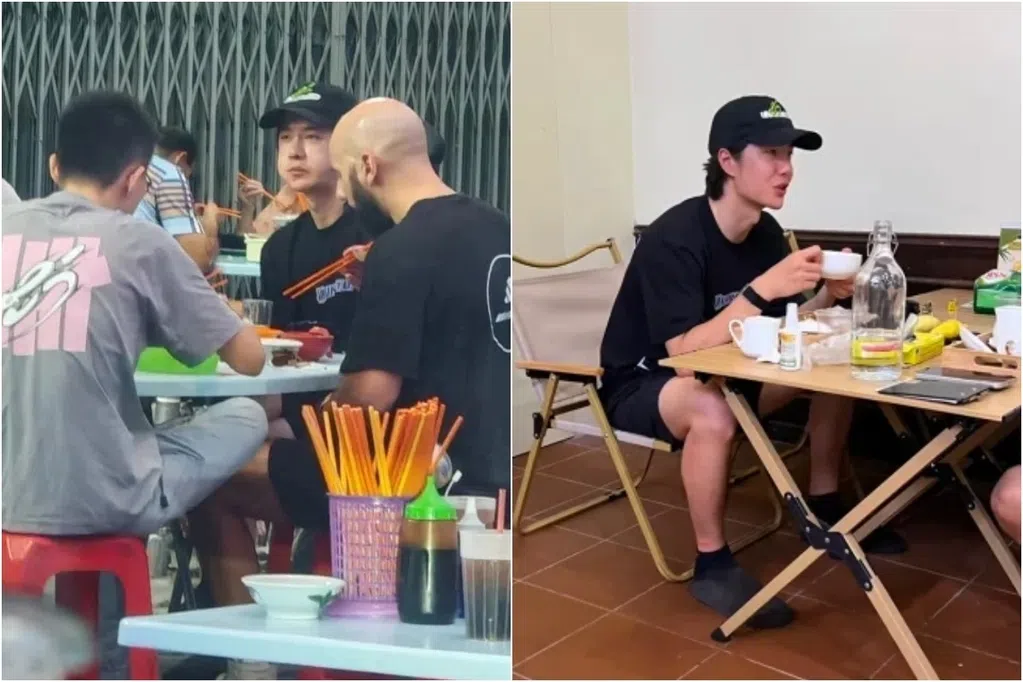 男神毫无偶包 王一博吉隆坡路边摊吃肉骨茶啃榴梿