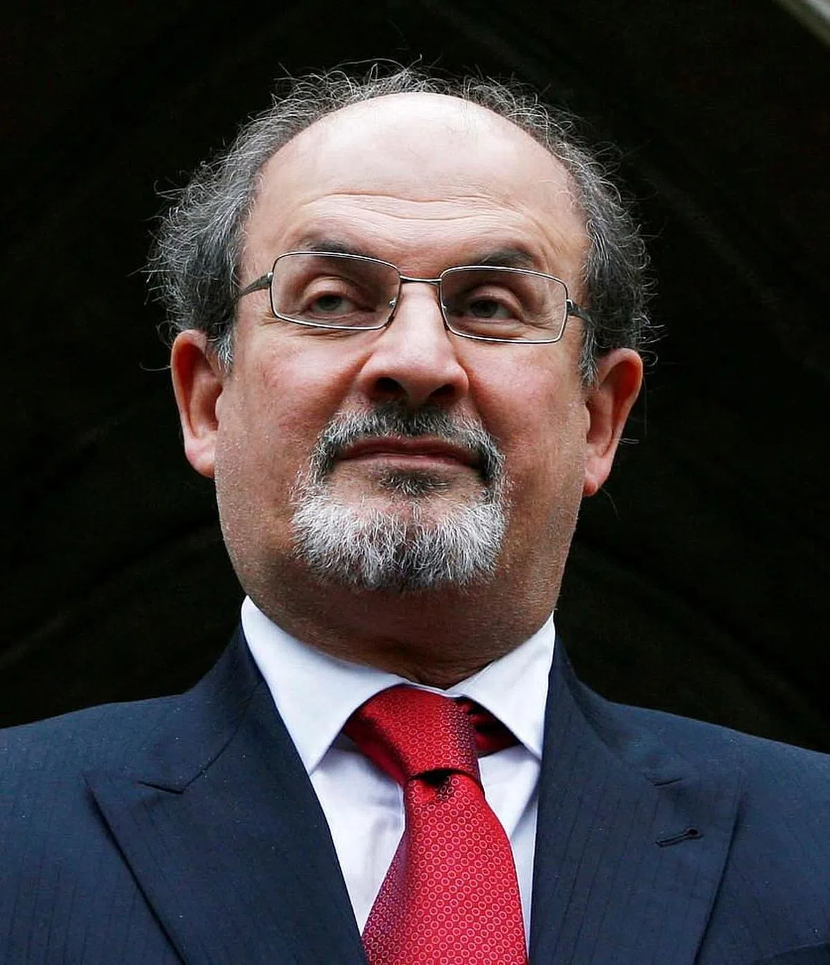 知名英国作家拉什迪。（路透社）