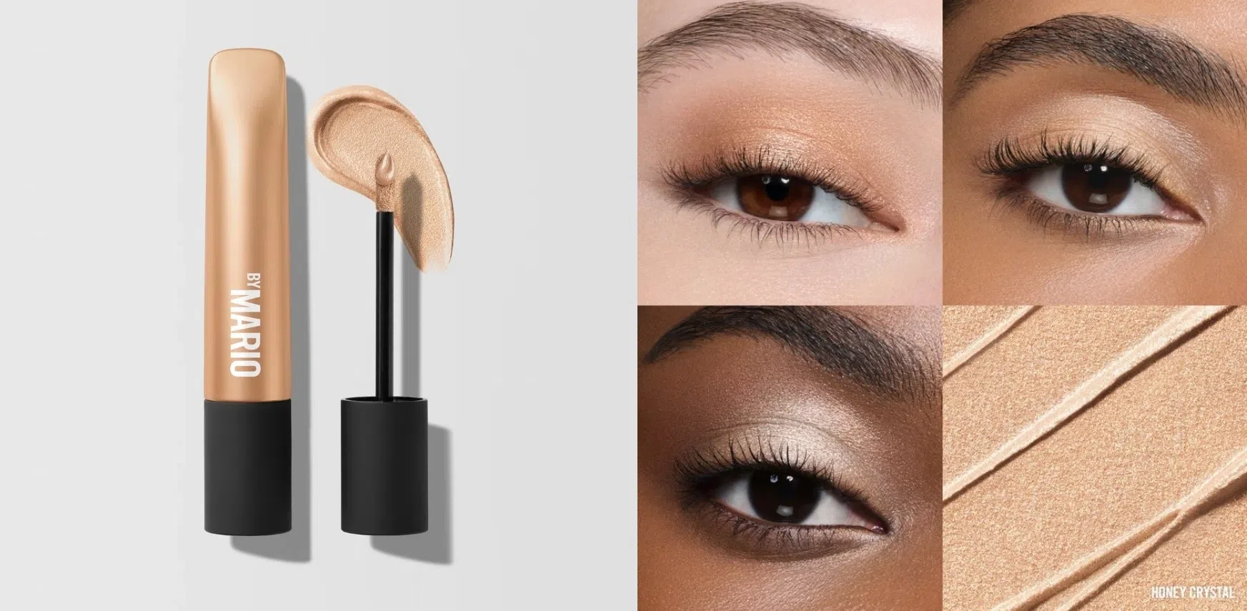化妆师品牌Makeup by Mario推出的液态眼影Soft Shimmer Long-Wear Cream Eyeshadow。（取自官网）