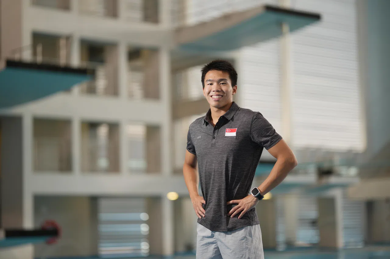 陈永进是我国第一个获得巴黎奥运会资格的选手。（谢智扬摄）