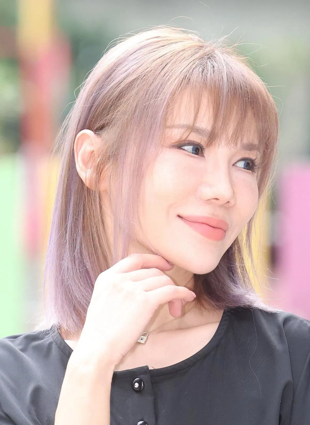 Limelight Studio化妆总监盛珮怡美妆、造型经验丰富。（陈斌勤摄）