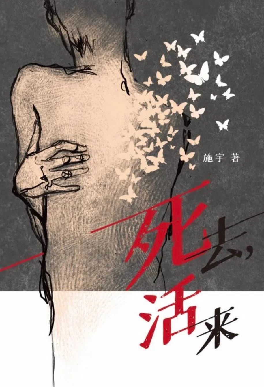 《死去活来》的出版再次暴露施宇的伤口。（受访者提供）